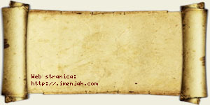 Velislava Bzeničanin vizit kartica